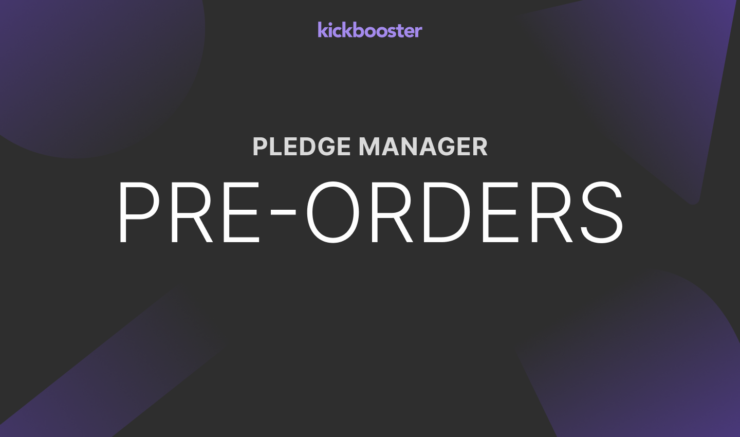 Case study cover: Pledge manager pre-orders